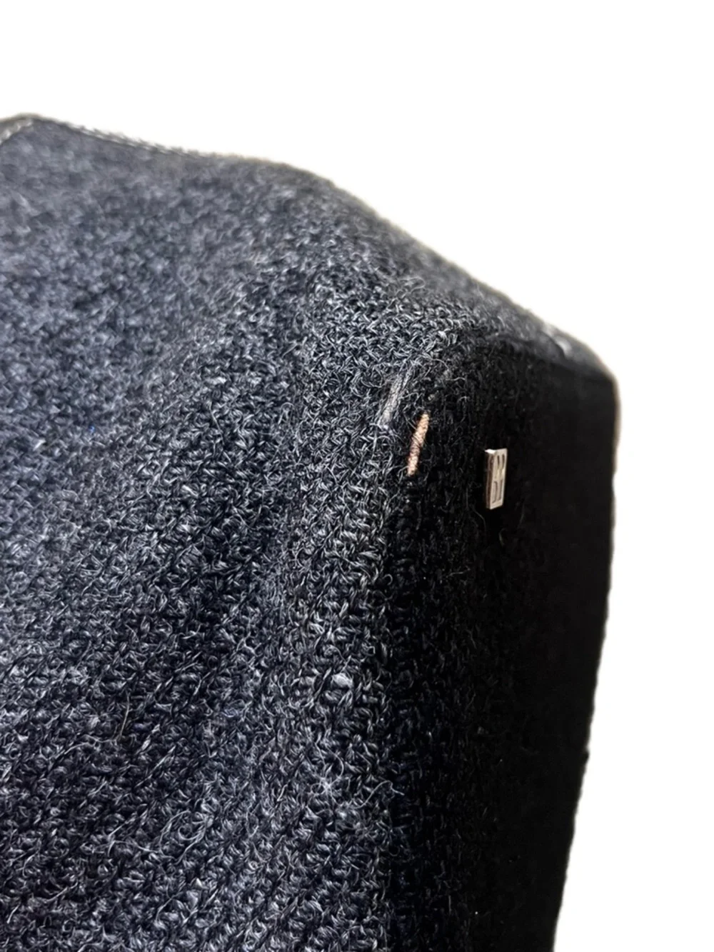 Kate Spade Vintage Wool Grey Patchwork Tote - Picture 9 of 16